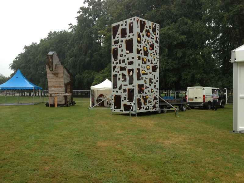 Mobiele klimwand